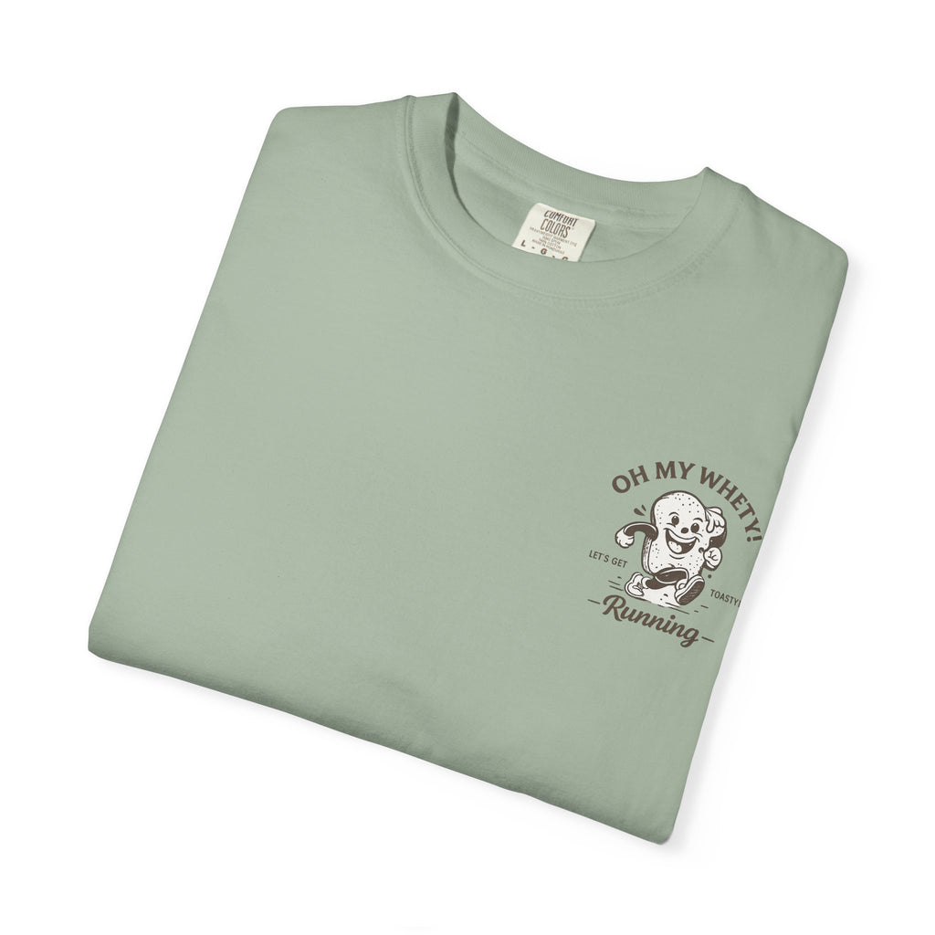 Vintage Surf Skull T-Shirt — "Oh My Whey" Retro Beach Graphic