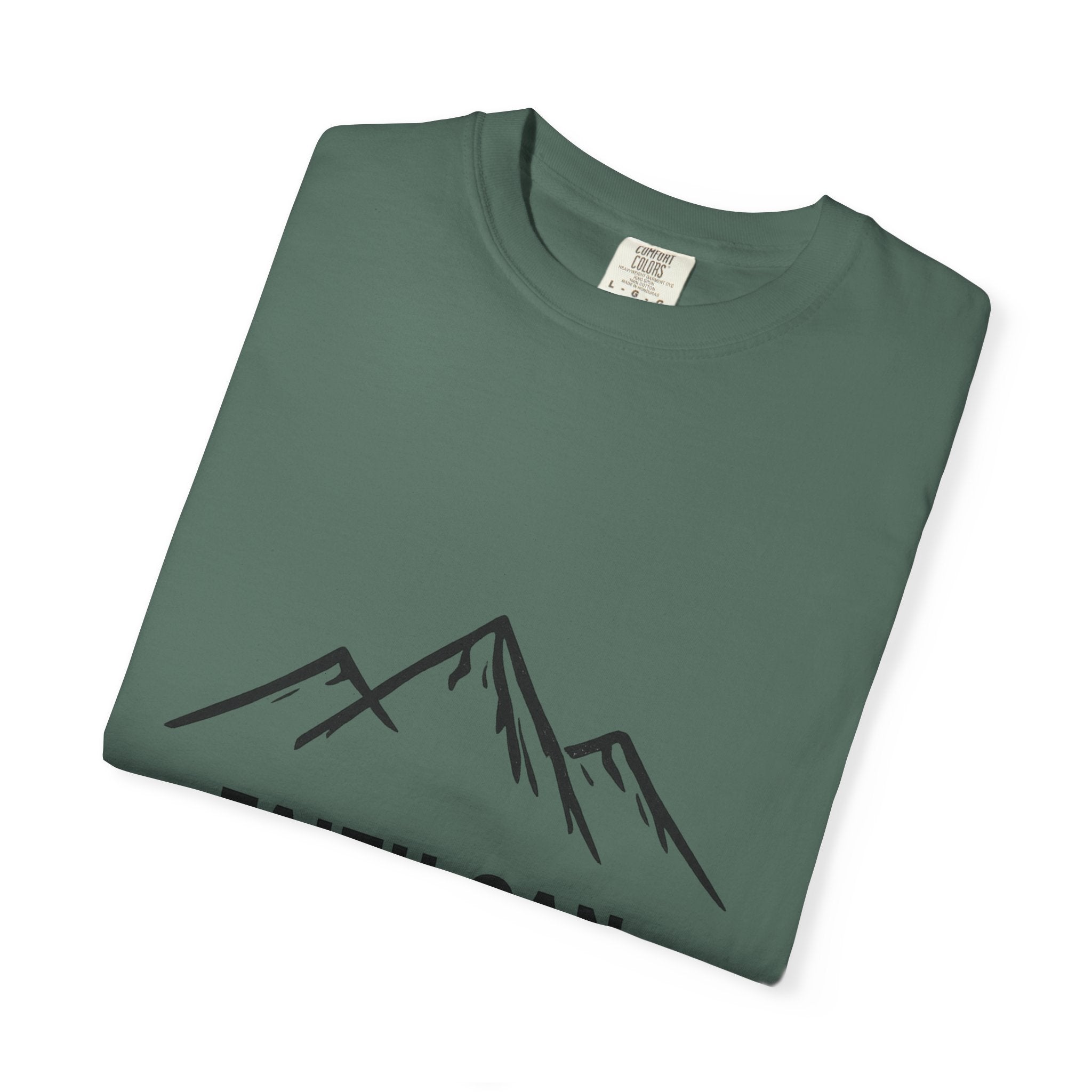 Faith Can Move Mountains T-Shirt — Inspirational Mountain Graphic Tee