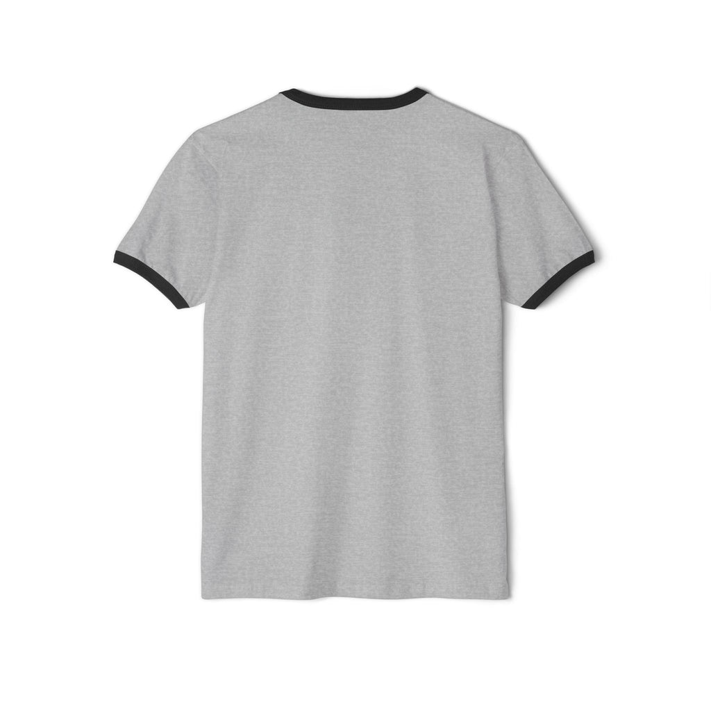 Actions Over Excuses Ringer T‑Shirt — Minimal Motivational Tee