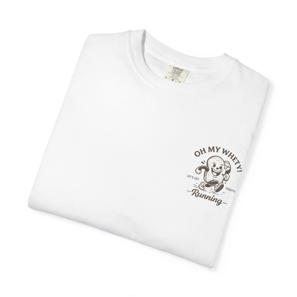 Vintage Surf Skull T-Shirt — "Oh My Whey" Retro Beach Graphic