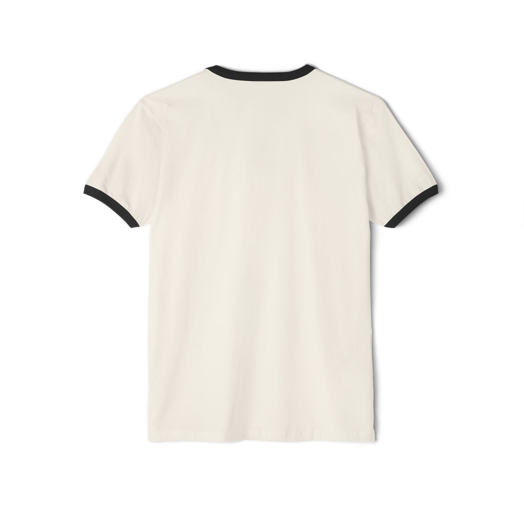 Actions Over Excuses Ringer T‑Shirt — Minimal Motivational Tee