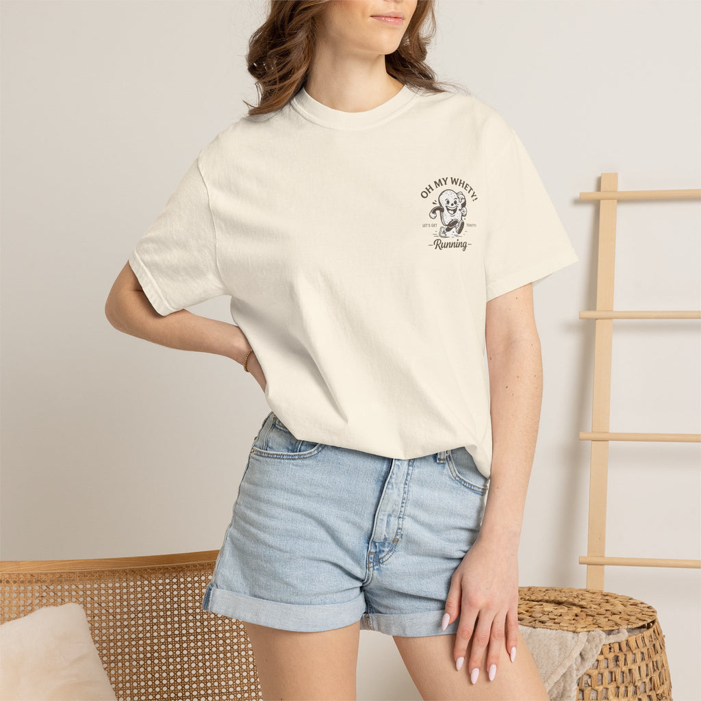 Vintage Surf Skull T-Shirt — "Oh My Whey" Retro Beach Graphic