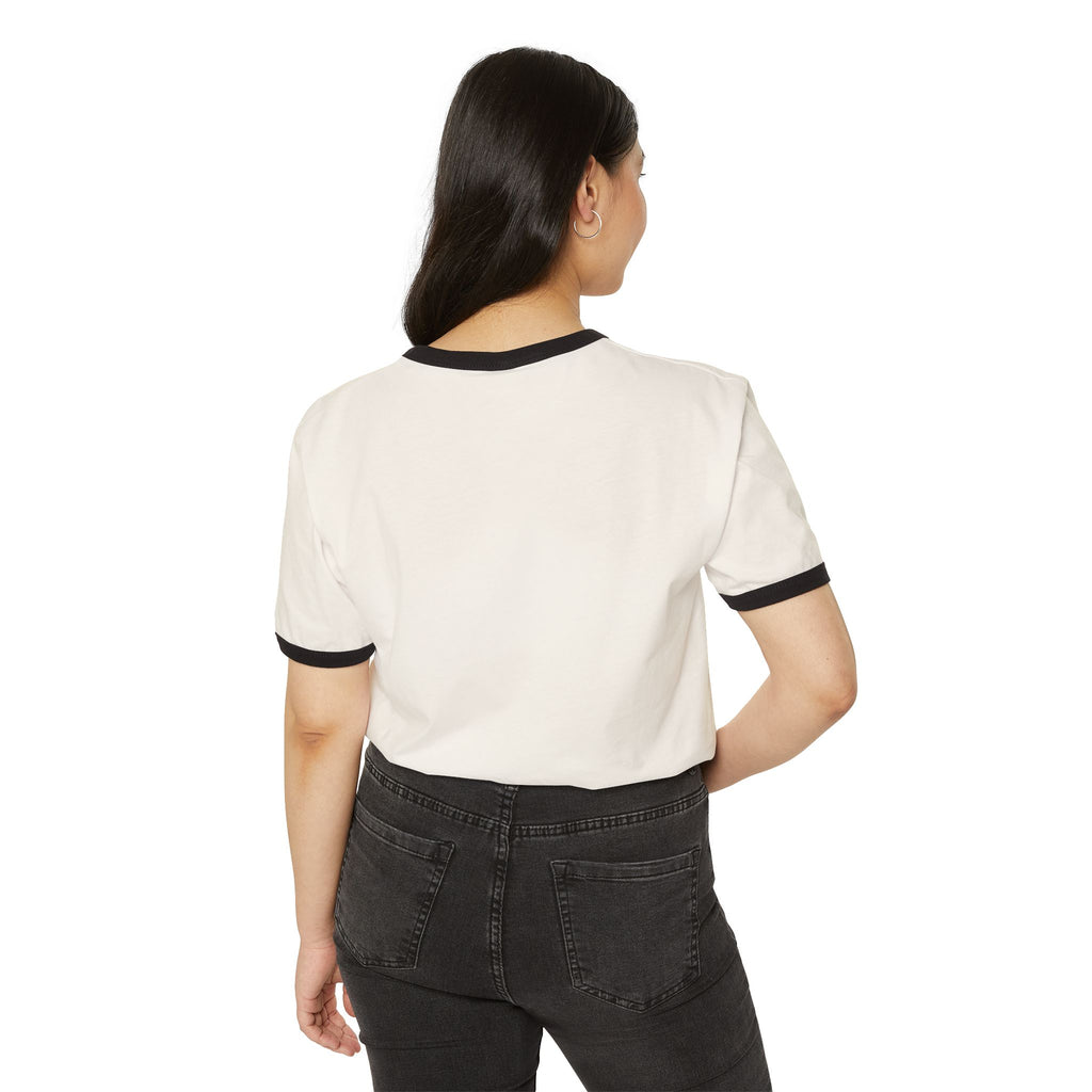 Actions Over Excuses Ringer T‑Shirt — Minimal Motivational Tee