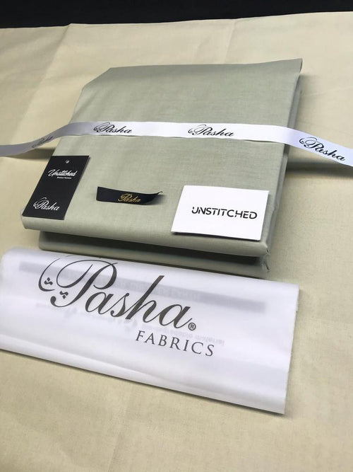 Pasha Fabrics Men's Premium Unstitched Suit SAGE GREEN