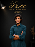 Pasha Fabrics Men's Premium Unstitched Suit ZINC