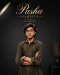 Pasha Fabrics Men's Premium Unstitched Suit DARK KHAKI